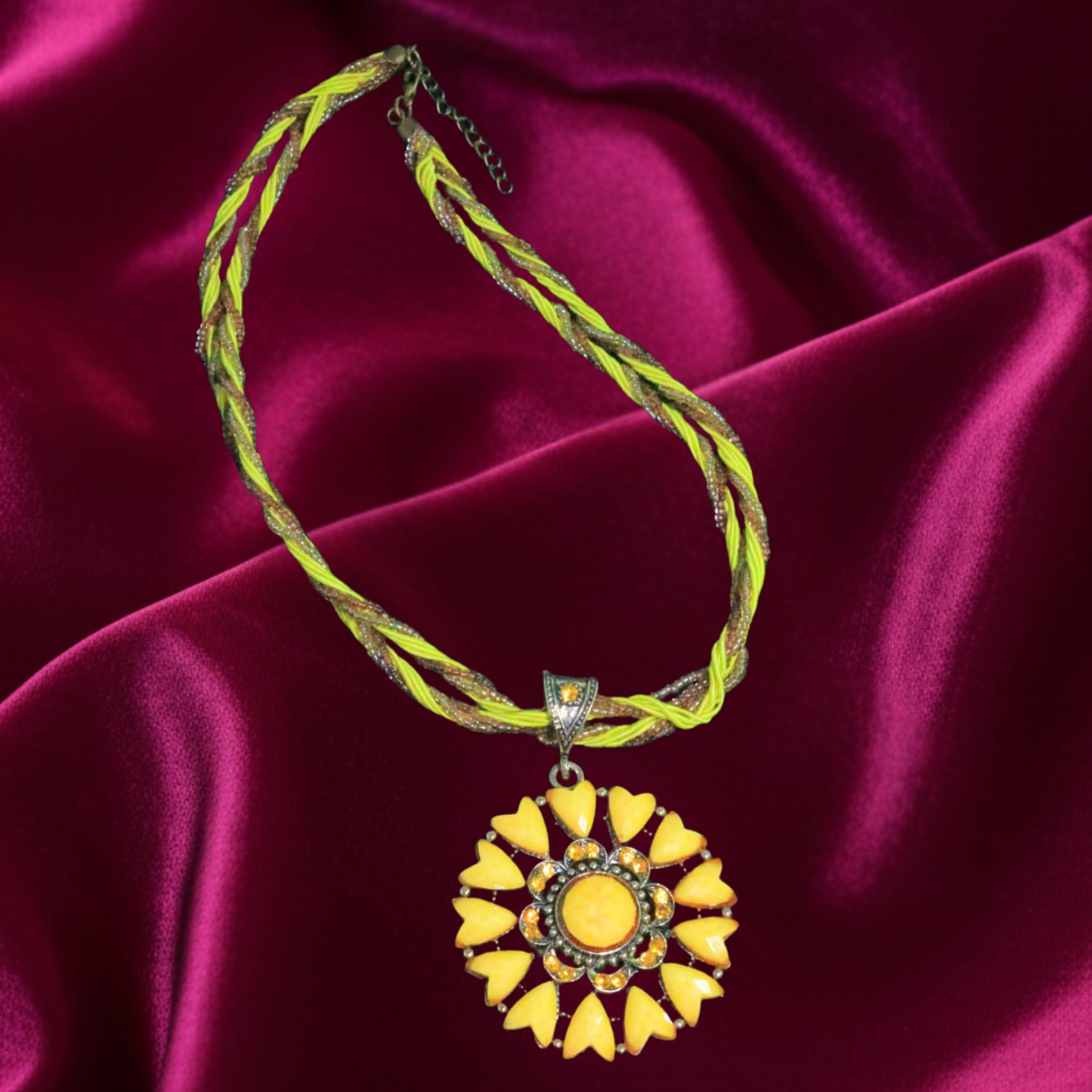 Sunburst Medallion Necklace