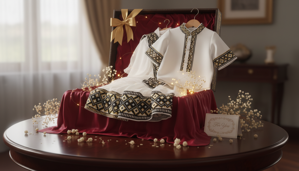 Black with golden Habesha dress and shirt