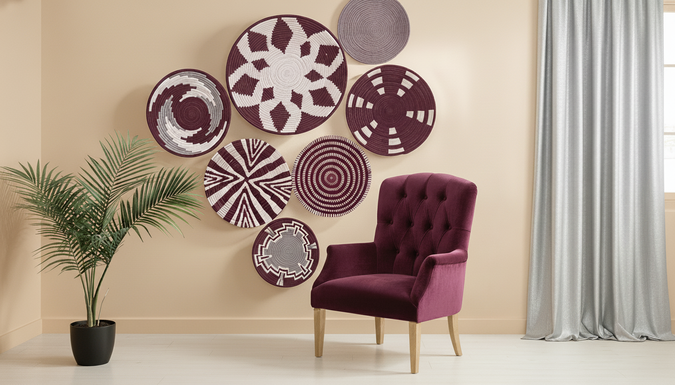 Handmade Ethiopian Sefed Wall Art - Traditional Woven Wall Décor in Multiple Colors | WomeGifts
