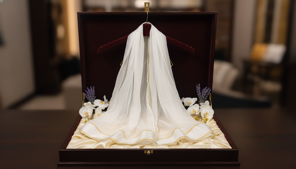 Men's Netela white with golden
