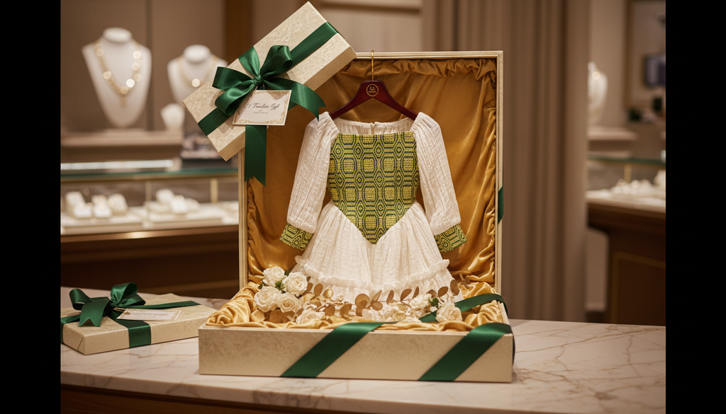 green little girl dress